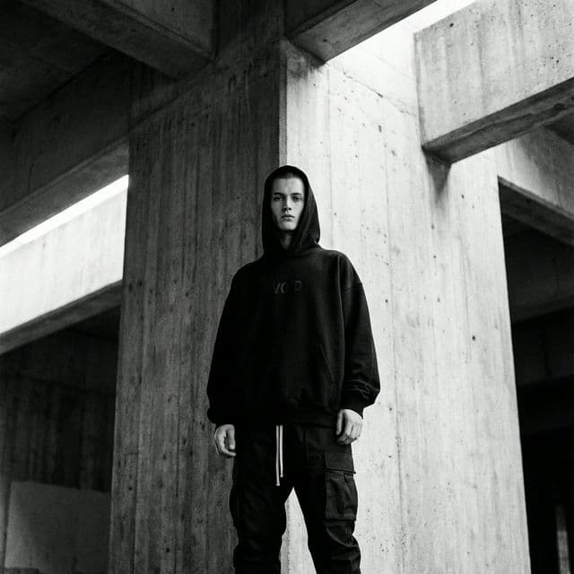 Monochrome Streetwear Model